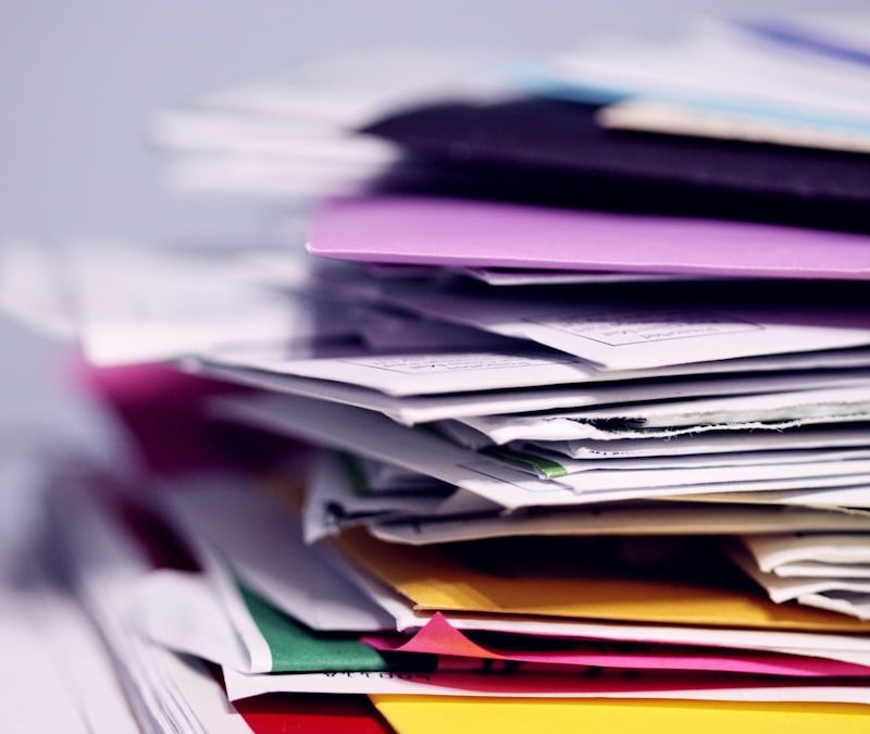 pile of printing papers